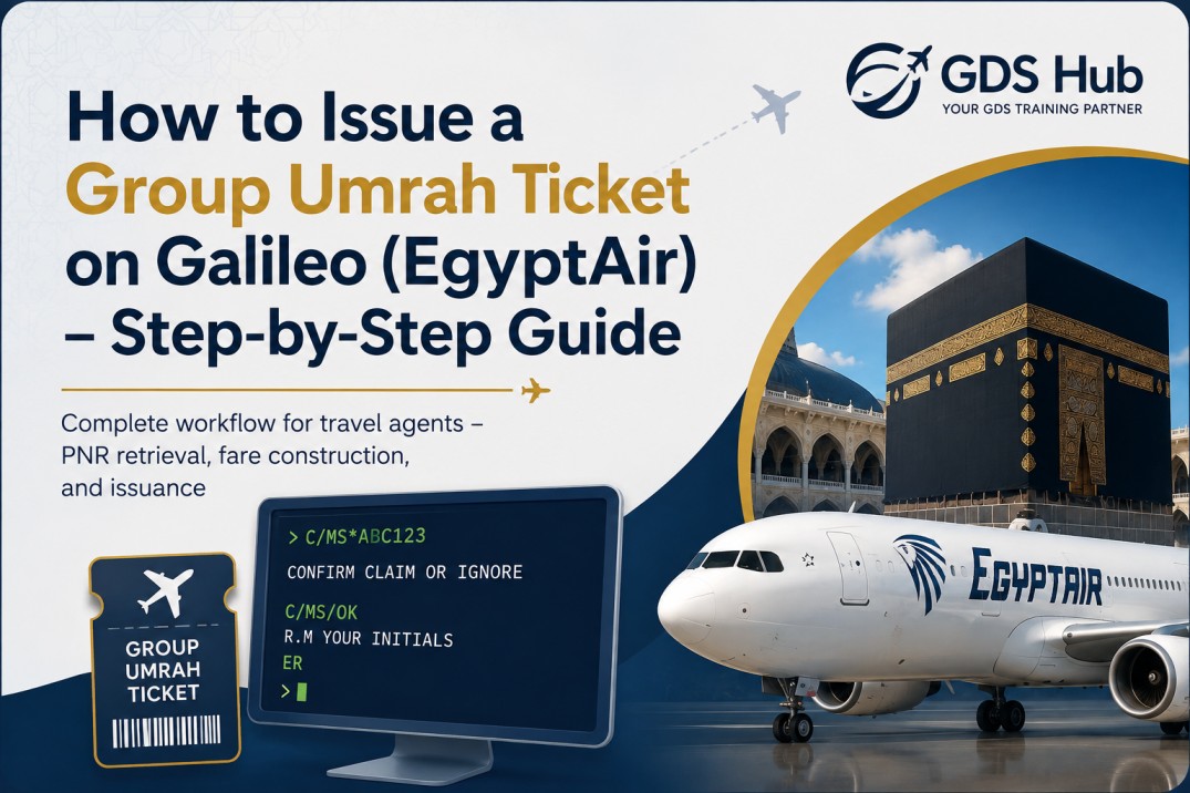 How to Issue a Group Umrah Ticket on Galileo